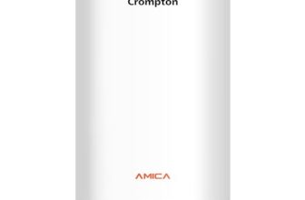 Crompton Amica 25-L 5 Star Rated Storage Water Heater (Geyser) (Black & White)