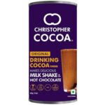 Christopher Cocoa Hot Drinking Chocolate Powder With Dark Chocolate Buttons 1Kg