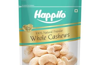 Happilo Natural Popular Cashews 400G Value Pack | Dry Fruits, Kaju, Healthy Snacks | Unsalted Cashew Nuts | Crunchy, Nutritious & Delicious Nuts | Rich In Protein, Magnesium & Phosphorus