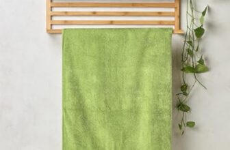 Himêya 100% Cotton Towels For Bath | Towels For Bath Large Size |Soft & Absorbent | 500 Gsm |70 Cms X 140 Cms – Olive Green -Pack Of 1