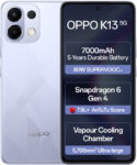 Oppo K13 5G With 7000Mah And 80W Supervooc Charger In-The-Box (Icy Purple, 256 Gb)(8 Gb Ram)