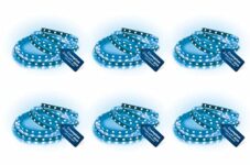 Crompton 25W Led Strip Light | 5 Meter Light Blue | Roll With 300 Leds | 22 Lumens/Led | Bright & Energy Saving | Flexible Lighting | Without Driver | Pack Of 6
