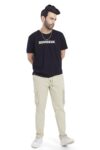 Divisive Men’S Cotton Cargo Pants (Dcr101_32_Ecru)
