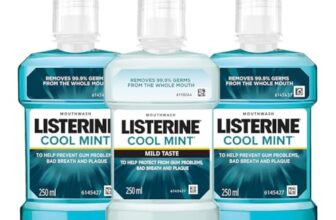Listerine Cool Mint Mouthwash 250Ml (Pack Of 2) + Listerine Cool Mint Mild Taste Mouthwash 250Ml (Pack Of 1)