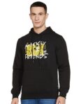 Amazon Brand – Symbol Men’S Official Disney Regular Fit Hooded Sweatshirt_Sym-A23-Sw-10-D_Jet Black_Xl