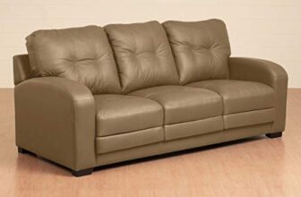 Home Centre Vista Solid Wood Fabric 3-Seater Sofa – Brown