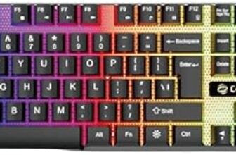 Consistent Radium Wired Gaming Keyboard (Kg1101) Gaming Keyboard With Breathing Effect |Backlit Keyboard Windows Lock.