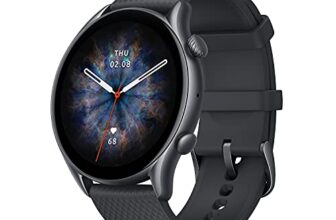 Amazfit Gtr 3 Pro 46Mm Smart Watch With Bt Phone Calls, Blood Pressure Monitoring, 1.45”Amoled Display, 24/7 Heart Rate Tracking, Alexa, Gps, Wifi, 12-Day Battery Life,150 Sports Modes(Infinite Black)
