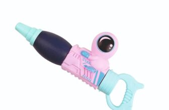 Popo Toys Holi Space Gun Pipe Pichkari |With Free Balloons & Gulal| Assorted Colour | Best Festival Gift For Kids | Astraunaut