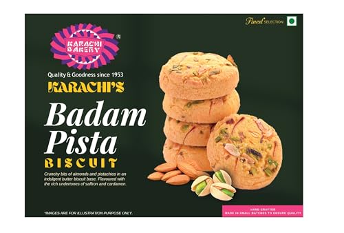 Karachi Bakery Badam Pista Biscuits, 400G