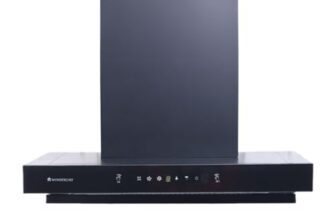 Wonderchef Ruby Sleek 60Cm Chimney| Powerful Suction Of 1400M3/Hr| Auto Clean Function| Oil Collector| Low Noise| Black