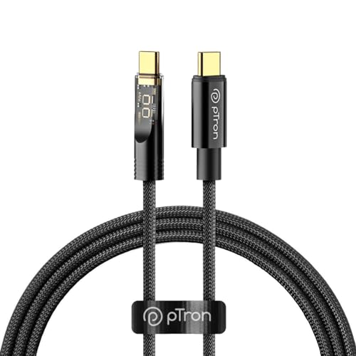Frontech 17W / 3.4A Super Fast Charging 1M Pvc Usb To Type-C Data Cable For Smartphones, Tablets, Laptops & Other Micro Usb V8 Devices, Charging And Data Sync (1028 – Black)