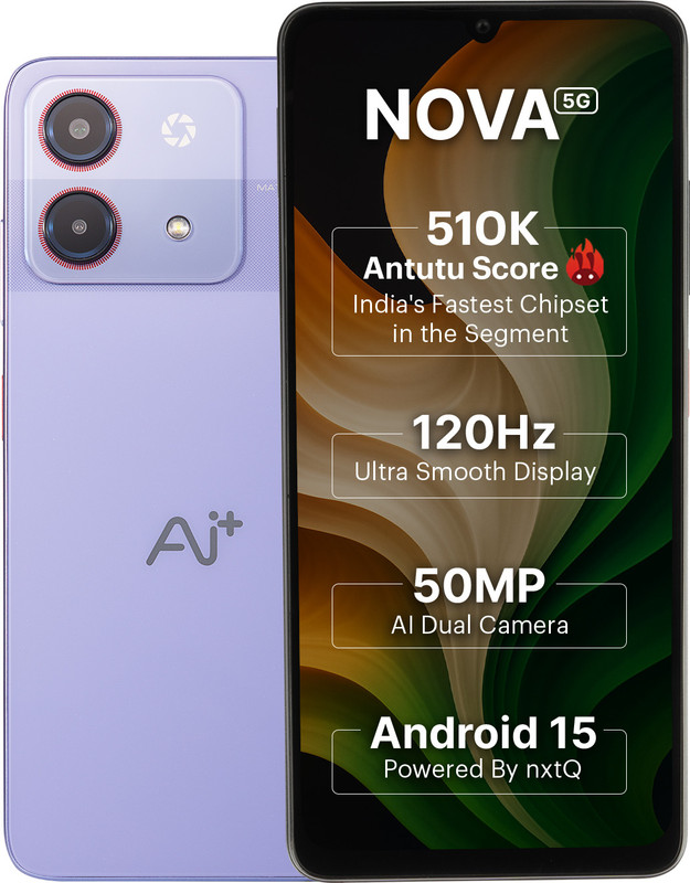 Ai+ Nova 5G (Purple, 128 Gb)(8 Gb Ram)