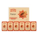 Nutriglow Natural’S Advanced Pro Formula Papaya Facial Kit For Glowing Skin Cleanup Kit For Even Skin Tone, 60Gm