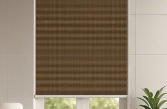 Amazon Basics Outdoor Hdpe Corded Roller Blind Air Flow Design, And Light Filtering For Balcony Shade – (4 Ft W X 9 Ft H Cm, Tan)