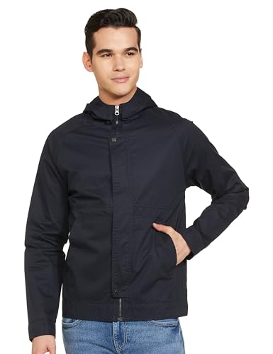 Qube By Fort Collins Men’S Cotton Standard Lengthparka Coat (D1881Az_Navy, Xl