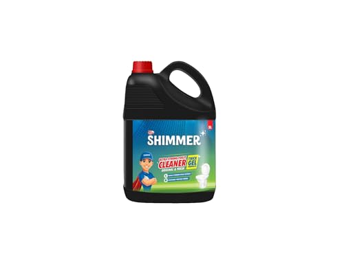 Shimmer Ultra Strong Toilet Cleaner – 5L | Heavy Stain Removal | 10X Thick Formula | Deep Stain & Limescale Removal | Long-Lasting Freshness