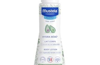 Mustela Hydra Bebe Body Lotion 100Ml | Baby Cream & Moisturizer For Face & Body | Baby Body Lotion For Newborns 0–5 Years | Organic Skincare | Ideal For Normal Skin