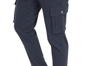 Divisive Men’S Cotton Cargo Pants (Dcr110_28_Teal)