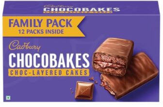Cadbury Chocobakes Choclayered Cakes, 228 G