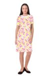 Allen Solly Girls Dresses Blue-Pink