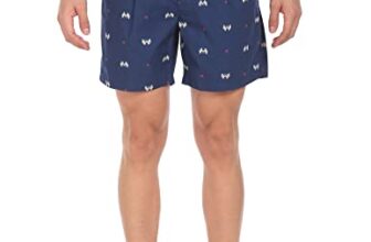 U.S. Polo Assn. Men Comfort Fit Print Cotton I663 Boxers – Pack Of 1 (Mid Blue Flag S)