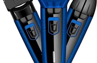Veentus Male Professionals Design 3 In 1 Perfect Shaver, Hair Clipper And Nose Trimmer Rechargeable Beard And Moustaches Hair Machine And Trimming With Cord And Without Cordless Use., Blue