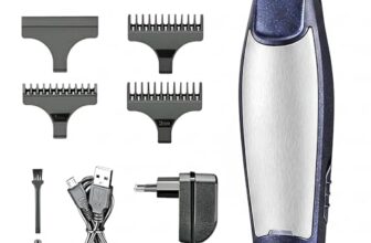 Veentus Trimmer Men For Private Parts | Rechargeable Beard Trimmer, Hair Cutting Machine, Mustache & Body Groomer, Corded & Cordless Full Body Trimmer For Man, Silver