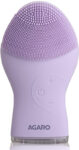 Agaro 33537 Cm2107 Sonic Facial Cleansing Massager & Brush, Hygienic Soft Silicone Massager(Purple)