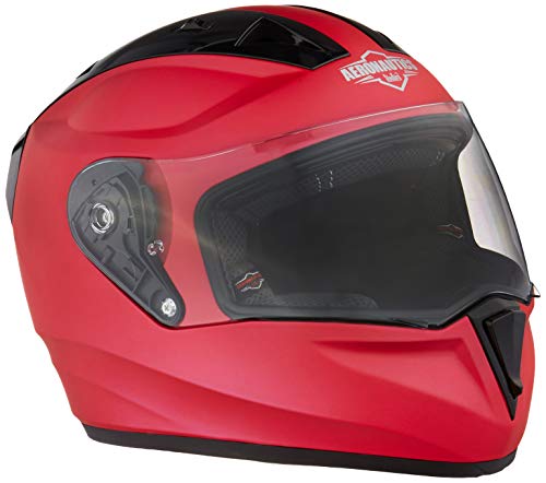 Steelbird Sa-1 Aeronautics Full Face Helmet With Cromic Visor (Matt Hot Pink, M)