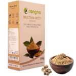 Rangna Multani Mitti Powder | Natural Fuller’S Earth For Face & Hair Packs | Removes Dead Skin, Cleanses Pores, Reduces Dandruff & Scalp Itchiness | Soft & Glowing Skin – 200G