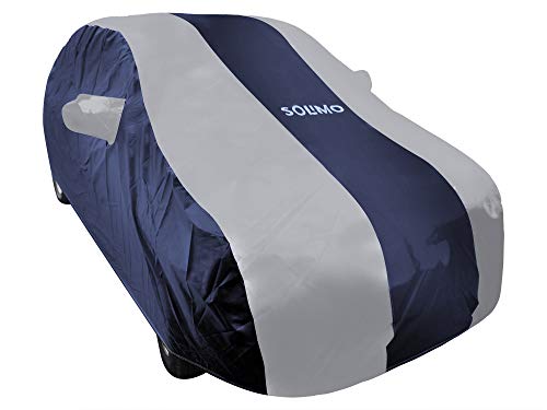 Amazon Brand – Solimo Cover For Maruti Dzire (Dark Blue & Silver)