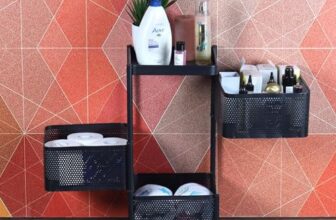 Cello Kitchen Pro Trolley With Wheels | Storage Organizer & Kitchen Accessories Items For Kitchen Storage Rack Square Design Fruits & Vegetable Onion Cutlery | Multi-Purpose Trolley | (Black,Layer 3)