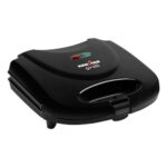 Kenstar Grilli 750W Sandwich Grill Maker | Non-Stick 2-Slice Plates | Cool-Touch Body & Auto Cut-Off | Black
