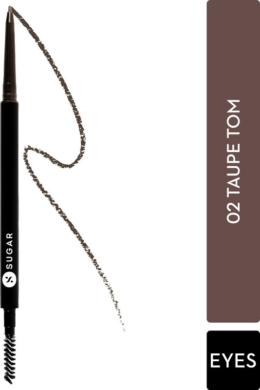 Sugar Cosmetics Arch Arrival Micro Brow Pencil | 0.09 Gm(02 Taupe Tom)