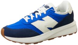 New Balance Unisex 370 Casual Shoe, Blue, 7.5