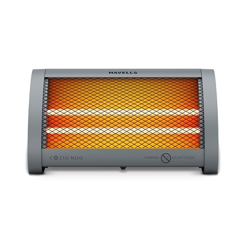 Lifelong Regalia 800 Watts Quartz Room Heater For Home With 2 Power Settings, Isi Certified, 2 Rod Heater For Room |Cord Length 1.5 Meter| 1 Year Manufacturer’S Warranty (Llqh922, White)