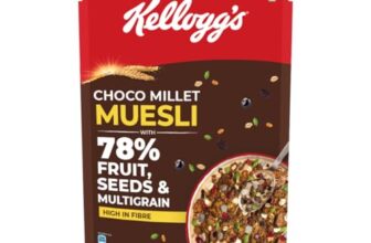 Kellogg’S Choco Millet Muesli With 78% Fruit, Seeds & Multigrain 400G | High In Fibre| Breakfast Cereal