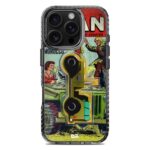 Dailyobjects Polycarbonate Battle Jeep Stride 2.0 Magnetic Case Cover Compatible With Iphone 16 Pro | Wireless Charging Slim Back Cover | 2 Layer Edge Protection & Shockproof, Multi Colour