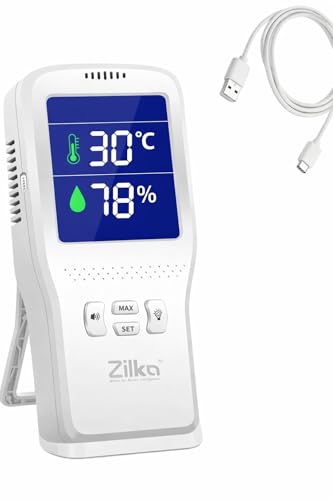 Zilka Air Monitor For Industrial Use | Portable Gas Meter With Temperature & Humidity