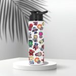 Zori Printed Aluminium Sipper Water Bottle 750 Ml For Gym, Yoga, Kids, Boys, Girls, Brother, Sister, Babies, Baby, Workout, Adults