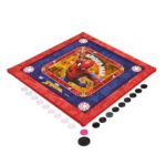 Amazon Brand – Jam & Honey Spiderman Carrom Board For Kids | 20X20 Inch | Multi-Game Board With Ludo & Snake & Ladder | Indoor Family Game Set | Multicolour
