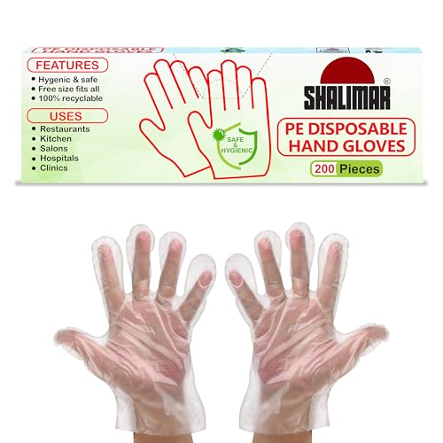 Shalimar Reusable Hand Gloves (Pack Of 1/200 Pieces) For Gardening, Kitchen Cleaning And Dishwashing (Natural Colour) – Free Size