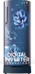 Samsung 183 L Direct Cool Single Door 4 Star Refrigerator With Base Drawer  With Digital Inverter(Camellia Blue, Rr20C1824Cu/Hl)