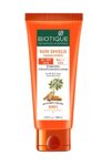 Biotique Bio Sandalwood Sunscreen Ultra Soothing Face Lotion, Spf 50+ |Ultra Protective Lotion| Keeps Skin Soft, Fair And Moisturized| Water Resistant| For All Skin Types| 100Ml