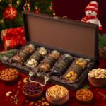 Purevida Premium Dry Fruits Gift Box | 750G Assorted Nuts & Berries | Cashews, Almonds, Raisins, Cranberries & Kesar Malai Almond Daggers | Christmas & New Year Festive Gift Hamper