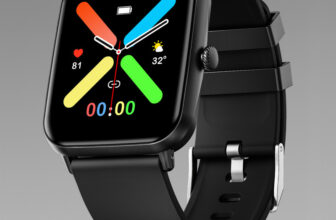 Fire-Boltt Ninja Calling Pro Plus 46.5Mm (1.83) Display Bluetooth Calling, Ai Voice Smartwatch(Black Strap, Free Size)