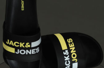 Jack & Jones Men Slides(Black , 9)