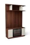 Godrej Interio Sienna Media Unit, Engineered Wood (1-Year Warranty, Cinnamon & Warm Grey, Knock Down)