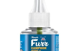Mosquito Furr Camphor Active++ Liquid Vapouriser Double Power Mosquito Repellent Vaporiser Refill No Kerosene Oil Poison Free Non- Toxic Chemical-Free (45Ml,Pack Of 1)